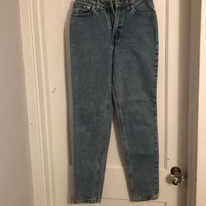 Levi’s 512, stone washed blue jeans size 26
